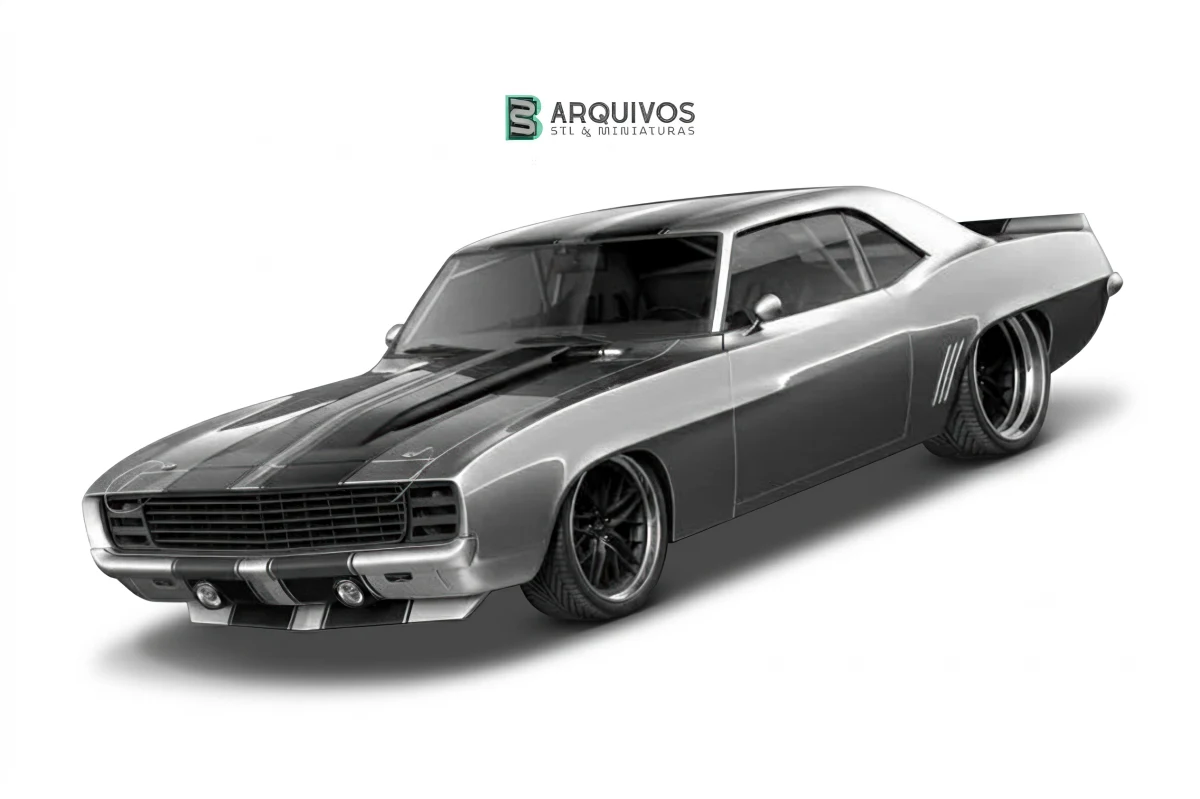 Modelo 3D STL - Chevrolet Camaro Pro Touring Custom 1969